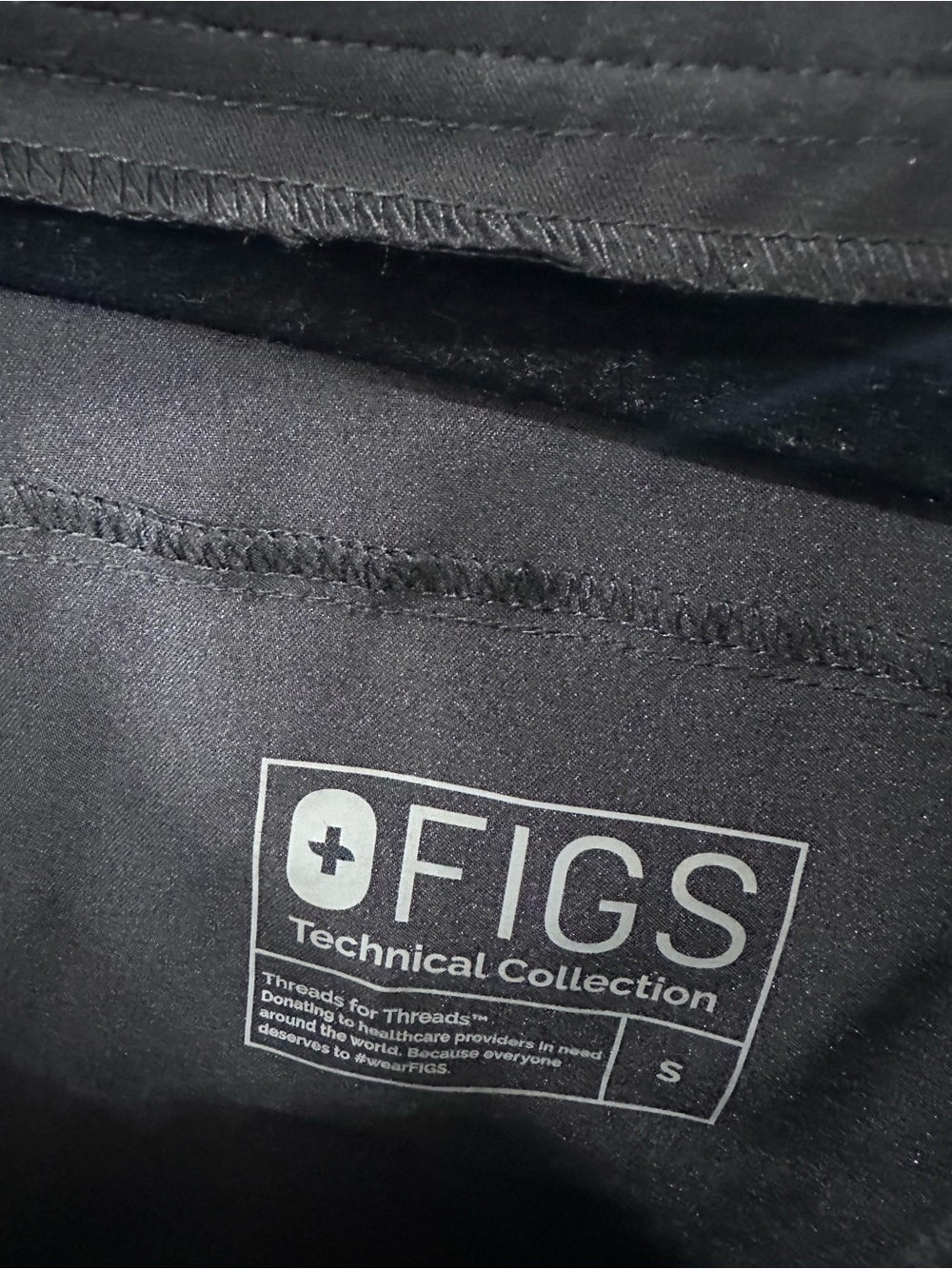 FIGS Men’s Small Tansen Technical Jogger Scrub Pants Black MXXSW2004 - Picture 3 of 7
